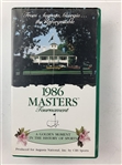 Two 1986 Masters Tournament Commemorative Items Including VHS and Scorer Badge