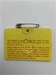 1975 Masters Tournament SERIES Badge #29370 - Jack Nicklaus Winner