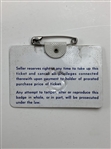 1966 Masters Tournament SERIES Badge #25995 - Jack Nicklaus Winner