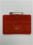 1972 Masters Tournament SERIES Badge #28028 - Jack Nicklaus Winner
