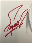 Mark O'Meara and Fuzzy Zoeller Signed William Van Zandt Limited Edition Golf Portraits JSA ALOA