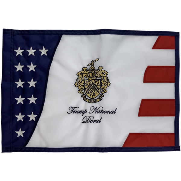 Trump National Doral Stars and Stripes Golf Pin Flag