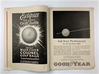 1925 PGA Championship at Olympia Fields Program - Walter Hagen Win - Only Known Publicly Offered Example!