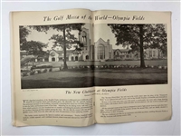 1925 PGA Championship at Olympia Fields Program - Walter Hagen Win - Only Known Publicly Offered Example!