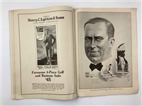 1925 PGA Championship at Olympia Fields Program - Walter Hagen Win - Only Known Publicly Offered Example!