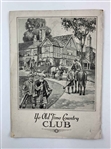 1925 PGA Championship at Olympia Fields Program - Walter Hagen Win - Only Known Publicly Offered Example!