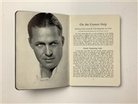 1935 'Rights and Wrongs of Golf' by Bobby Jones AG Spalding & Bros Green Cover Booklet