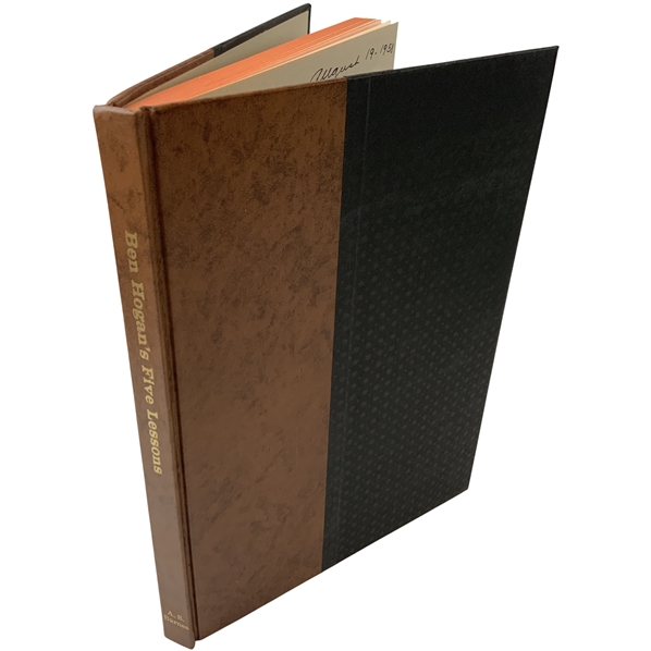 1957 Ben Hogans Five Lessons 1st Edition Deluxe Book in Slipcase