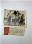 Underwood and Underwood Vintage Silver Gelatin Press Photograph of Bobby Jones Family, 1927