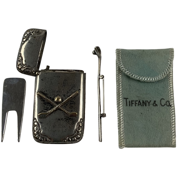 Tiffany & Co. Sterling Silver Golfing Accessory Set