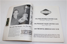 1965 Ryder Cup at Royal Birkdale Golf Club official Program - USA 19 1/2-12 1/2