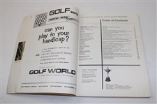 1965 Ryder Cup at Royal Birkdale Golf Club official Program - USA 19 1/2-12 1/2