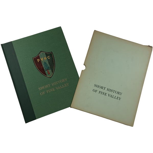 1974 Short History of Pine Valley Book in Slipcase