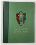 1974 'Short History of Pine Valley' Book in Slipcase