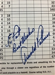 Arnold Palmer Signed Pine Valley GC Scorecard with Personalization JSA ALOA
