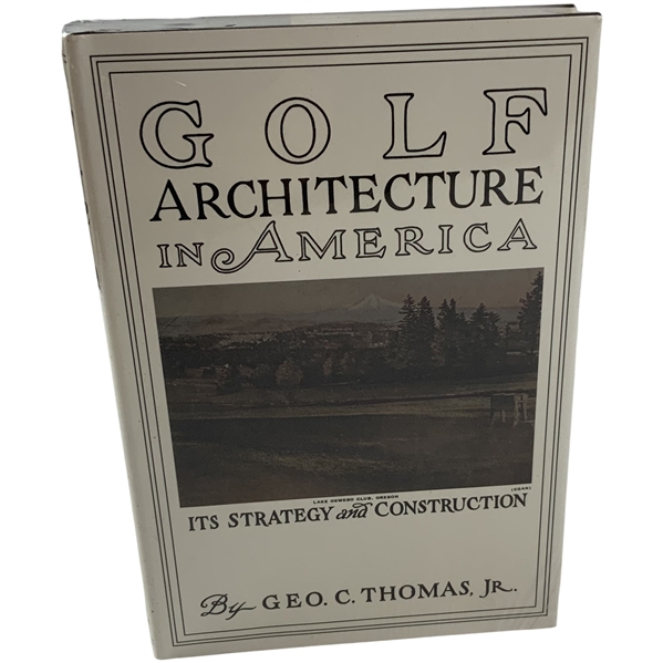 Golf Architecture In America By Geo. Thomas Jr. Unopened In Original Wrapping