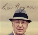 Ben Hogan & Byron Nelson Signed 1992 Colonial Country Club Last Photo Together by David Woo - Framed JSA ALOA