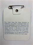 Fred Couples Signed 1996 Players Championship Stadium Club Badge And Augusta National Scorecard JSA ALOA