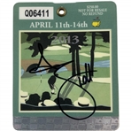 Adam Scott Signed 2013 Masters Tournament SERIES Badge #Q06411 JSA ALOA