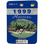 Jose Maria Olazabal Signed 1999 Masters Tournament SERIES Badge #R06870 JSA ALOA