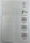 Haas, Faxon, Forsman & Seven Others Signed Official PGA Tour Scorecards from the BellSouth Classic 1994-1999