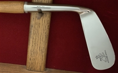 Calamity Jane Replica Putter in Oak Shadow Box Display Case