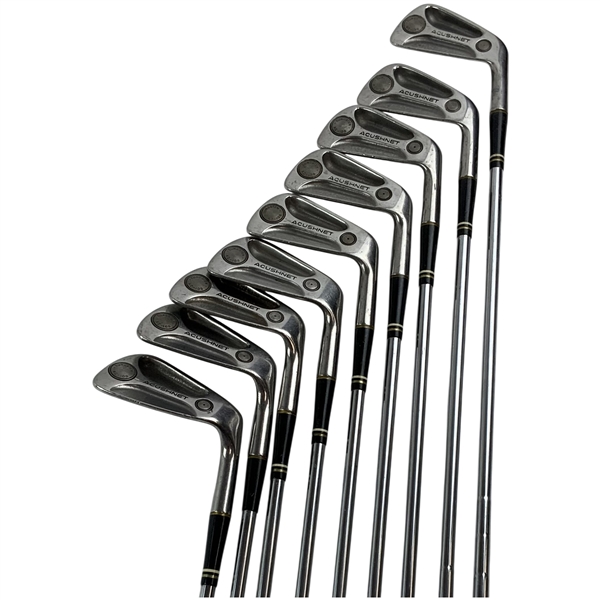 A Set of Nine Titleist Acushnet AC-108 Tungsten Irons