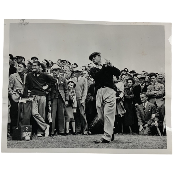 Ben Hogan Original 1953 British Open Press Photograph International News Photos