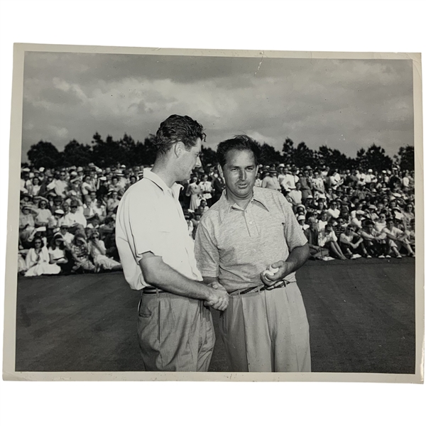 1948 Masters Tournament Vintage Photograph Claude Harmon and Cary Middlecoff by Morgan Fitz