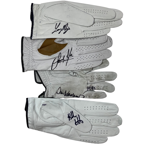 Mize, Lyle, Woosnam & Watson Signed Golf Gloves JSA ALOA