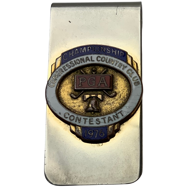 1976 PGA Championship at Congressional Country Club Contestant Money Clip  