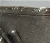 Antique Sterling Silver Match Safe with Golfing Motif