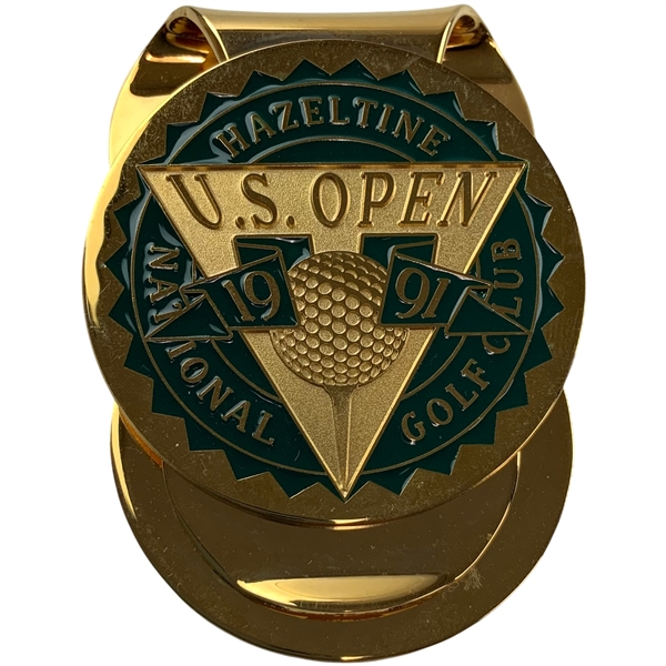 1991 U.S. Open Hazeltine National Golf Club Money Clip - Payne Stewart Win