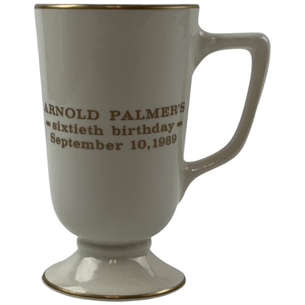 Arnold Palmer Commemorative 60th Birthday Used Ceramic China Cup