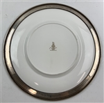 1962 Oakmont CC Royal Doulton Royal Doulton Bone China Trophy Plate w/ Silver Rim