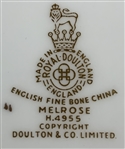 1962 Oakmont CC Royal Doulton Royal Doulton Bone China Trophy Plate w/ Silver Rim