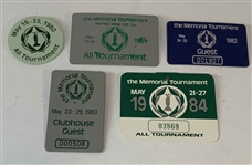 Nearly Fifty (50) The Memorial Tournament Credentials Between 1975-2023 - No 2020