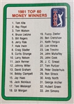 1982 Donruss PGA Tour Golf Stars Uncut Production Sheet 66 Cards Fred Couples Rookie Jack Nicklaus