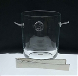Masters Glass Ice Bucket With Tongs