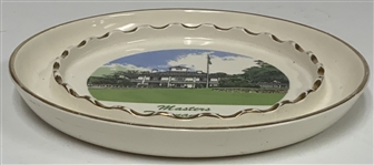 Vintage Masters Tournament Augusta National Souvenir Ceramic Dish by Edwin W. Lane Co.