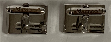 A Pair of Masters Tournament Yellow Pin Flag Cufflinks