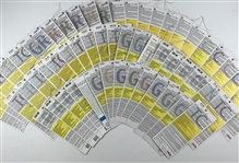 Large Collection of US Open and PGA Champ Tickets From 2002-2015 Including Tiger Woods Wins