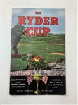 Collection of Six Ryder Cup Official Souvenir Programs and Magazines 1957-1989