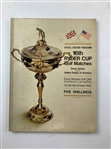 Collection of Six Ryder Cup Official Souvenir Programs and Magazines 1957-1989
