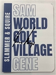 Trevino & Player Signed World Golf Village Scorecards & Masters Logo Golf Balls JSA ALOA