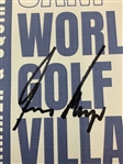 Trevino & Player Signed World Golf Village Scorecards & Masters Logo Golf Balls JSA ALOA