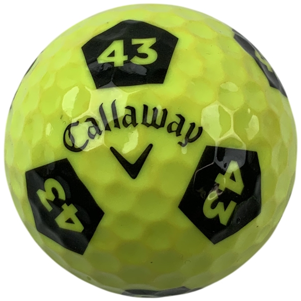 President George W. Bush Personal Callaway 43 Logo Neon Golf Ball