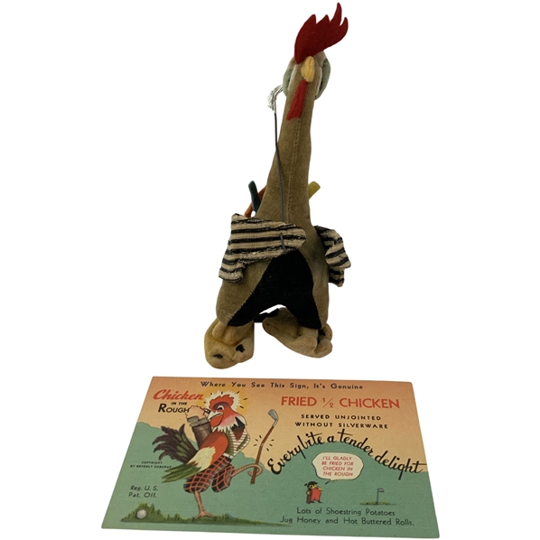 Two Pieces of Mid-Century Chicken in the Rough Advertising Memorabilia