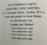 A Collection of Five Books on Golf History and Instruction. Various Publishers, 1928-1985. (One Signed) (DJs)