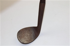 Antique Victor Special Concave Face Niblick Golf Club with Hickory Shaft